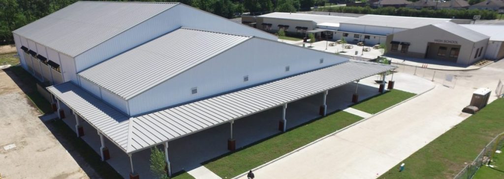 Aerial view of the Legacy School campus